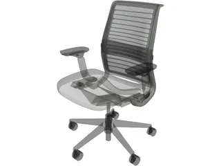 Office Chair 3D Model preview