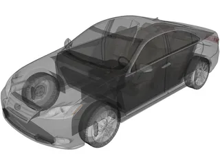 Lexus ES350 (2008) 3D Model preview
