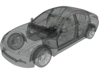 Infiniti G37 Sedan (2009) 3D Model preview