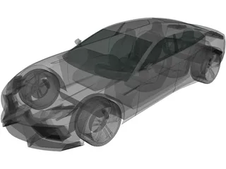 Lamborghini Estoque Concept (2008) 3D Model preview