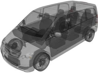 Mercedes-Benz Viano (2010) 3D Model preview
