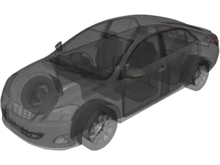 Toyota Premio (2010) 3D Model preview