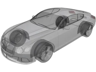 Bentley Continental GT (2012) 3D Model preview