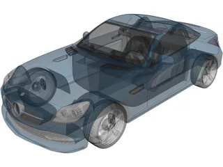 Mercedes-Benz SLK-Class R172 (2012) 3D Model preview