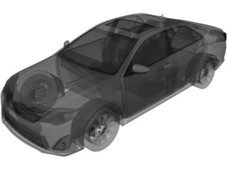 Toyota Camry (2012) 3D Model preview