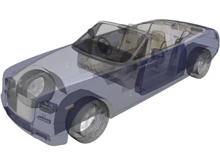 Rolls-Royce Phantom Drophead Coupe (2013) 3D Model preview
