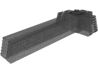 Colombus Lighthouse Museum 3D Model preview