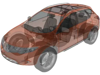 Nissan Murano LE 3D Model preview
