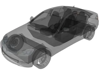Mercedes-Benz C-Class (2012) 3D Model preview