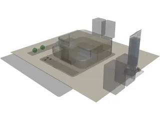 Shopping Mall 3D Model preview