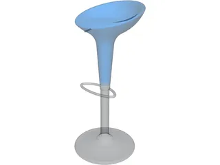 Bar Stool Bombo 3D Model preview