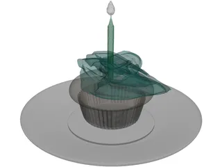 Cub Cake 3D Model preview