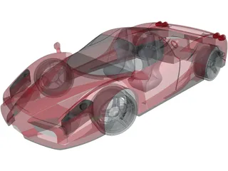 Ferrari Enzo 3D Model preview