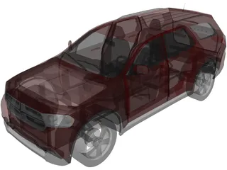 Dodge Durango (2012) 3D Model preview