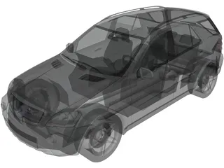 Mercedes-Benz ML63 AMG 3D Model preview