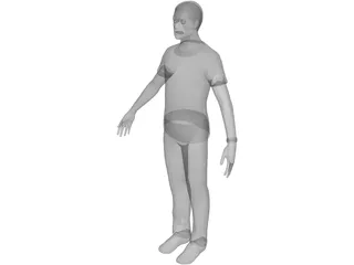Generic Male 3D Model preview