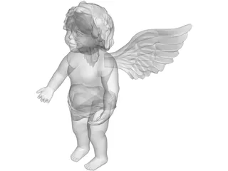 Figurine Angel 3D Model preview