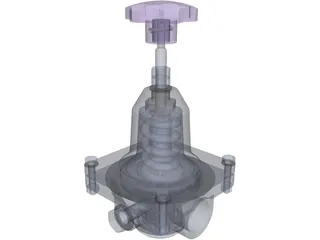 Pressure Reducing Valve 3D Model preview