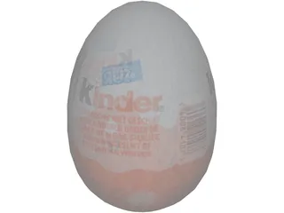 Kinder Surprise 3D Model preview