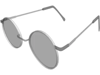 Glasses 3D Model preview