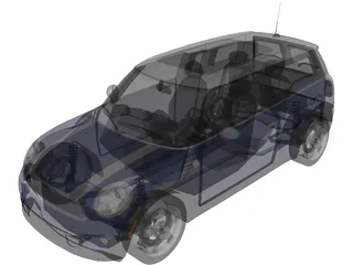 Mini Clubman (2008) 3D Model preview