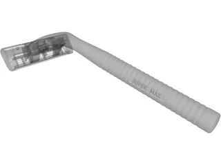 Razor Hand Shaver 3D Model preview