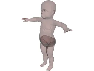 Baby 3D Model preview