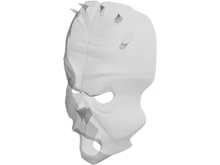 Alien Mask 3D Model preview