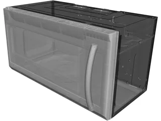 Microwave Oven 3D Model preview