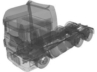 DAF Truck 3D Model preview