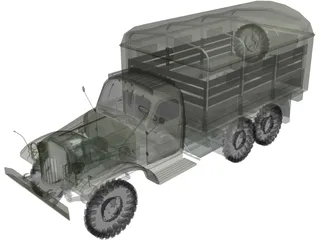 ZIL 157 3D Model preview