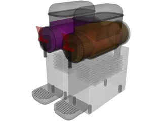 Sorbet Maker 3D Model preview