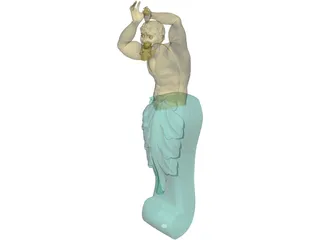 Atlas Statue 3D Model preview