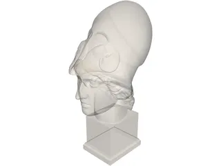 Athena Head 3D Model preview
