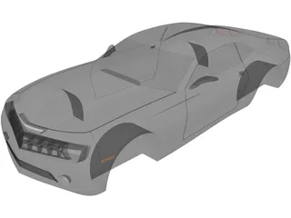 Chevrolet Camaro Body (2010) 3D Model preview