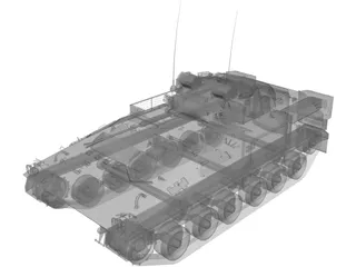 MCV-80 Warrior 3D Model preview