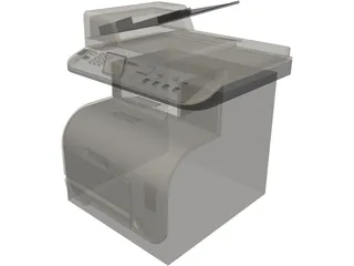 Printer HP 3D Model preview