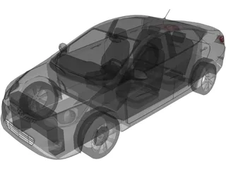 Hyundai Solaris (2012) 3D Model preview
