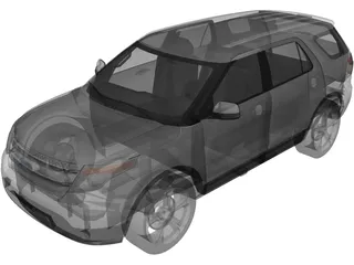 Ford Explorer (2011) 3D Model preview