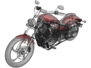 Yamaha Stryker (2012) 3D Model preview