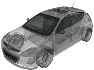 Hyundai i30 (2010) 3D Model preview