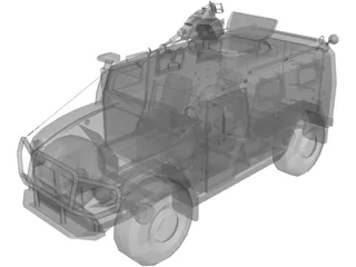 GAZ 2975 Tiger 3D Model preview