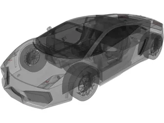 Lamborghini Gallardo LP560-4 3D Model preview