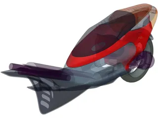 Base Scooter 3D Model preview
