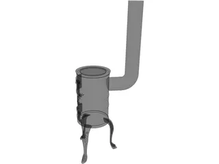 Fireplace Classic 3D Model preview