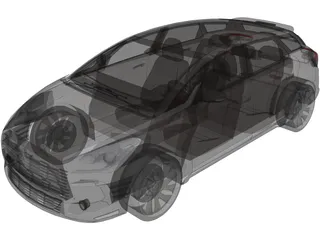 Citroen DS5 (2012) 3D Model preview