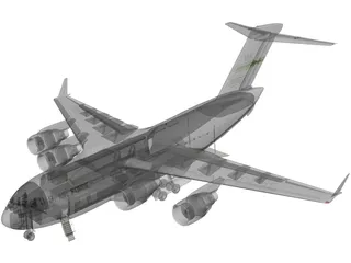 Boeing C-17 Globemaster III 3D Model preview