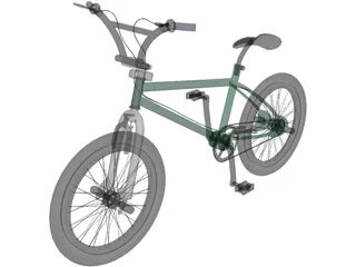BMX Bike 3D Model preview