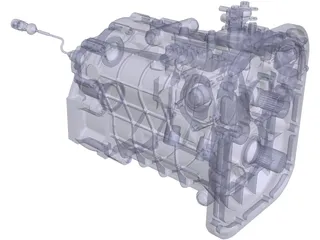 Gearbox Sadev BV SC90-20-SA 3D Model preview