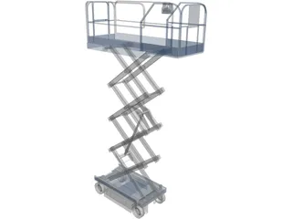 Scissor Lift 3D Model preview